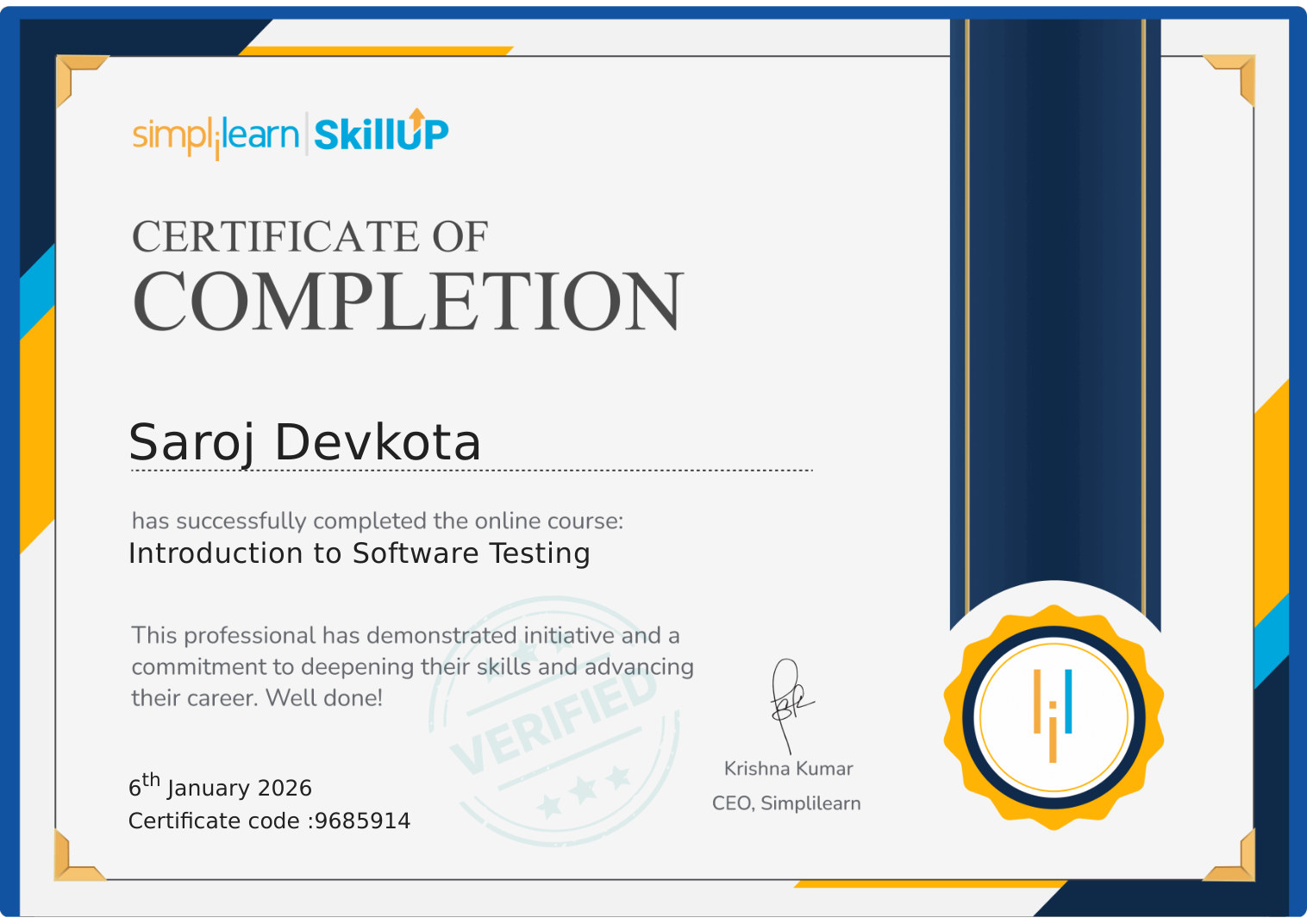 Introduction to Software Testing